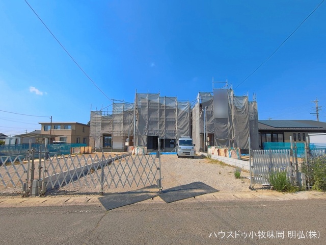 愛知県犬山市大字塔野地字南ノ切の新築戸建てシート写真 2026年5月14日撮影