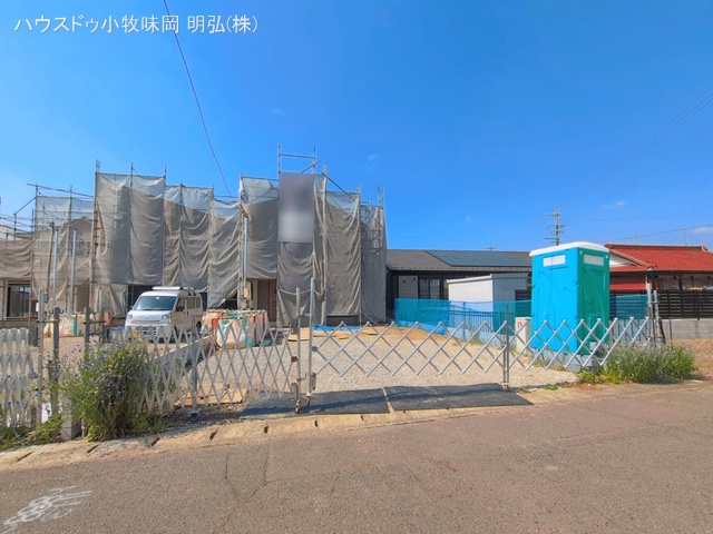 愛知県犬山市大字塔野地字南ノ切の新築戸建てシート写真 2026年5月14日撮影