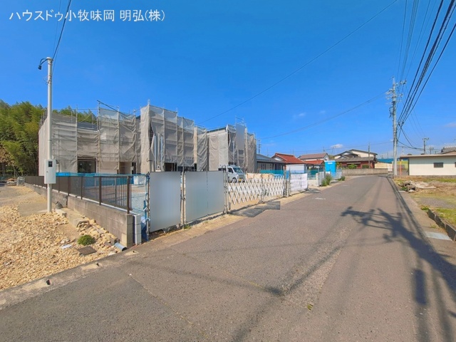 愛知県犬山市大字塔野地字南ノ切の新築戸建てシート写真 2026年5月14日撮影