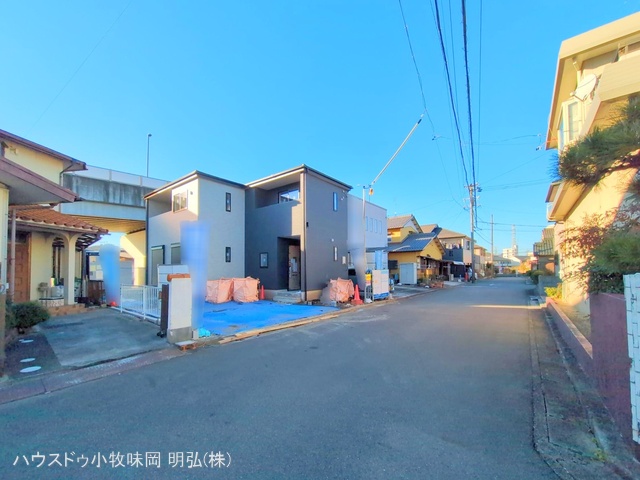 愛知県犬山市大字上野字小巾の新築戸建て外構写真 2025年12月17日撮影