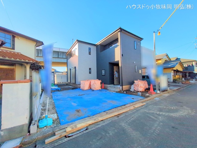 愛知県犬山市大字上野字小巾の新築戸建て外構写真 2025年12月17日撮影