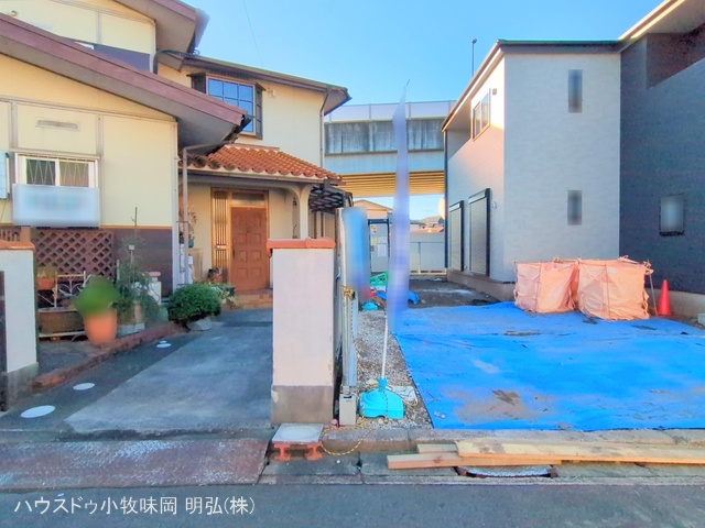 愛知県犬山市大字上野字小巾の新築戸建て外構写真 2025年12月17日撮影