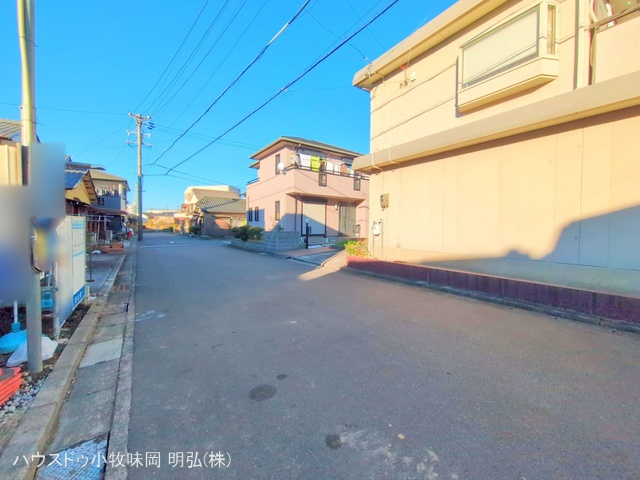 愛知県犬山市大字上野字小巾の新築戸建て外構写真 2025年12月17日撮影