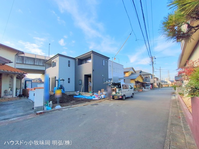 愛知県犬山市大字上野字小巾の新築戸建て外構写真 2025年12月22日撮影