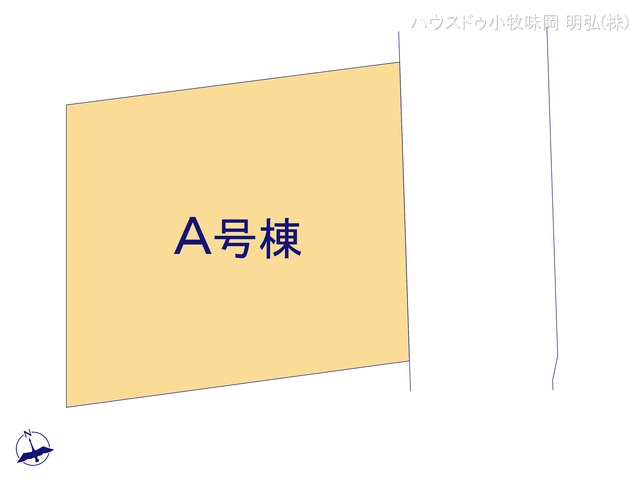 愛知県小牧市小松寺１丁目の新築戸建て全体区画図 ※図面と異なる場合は現況を優先