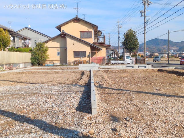 愛知県犬山市字舟田の新築戸建て更地・土地写真 2025年12月22日撮影
