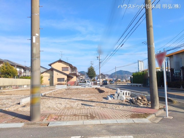 愛知県犬山市字舟田の新築戸建て更地・土地写真 2025年12月22日撮影