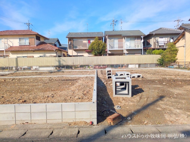 愛知県犬山市字舟田の新築戸建て更地・土地写真 2025年12月22日撮影
