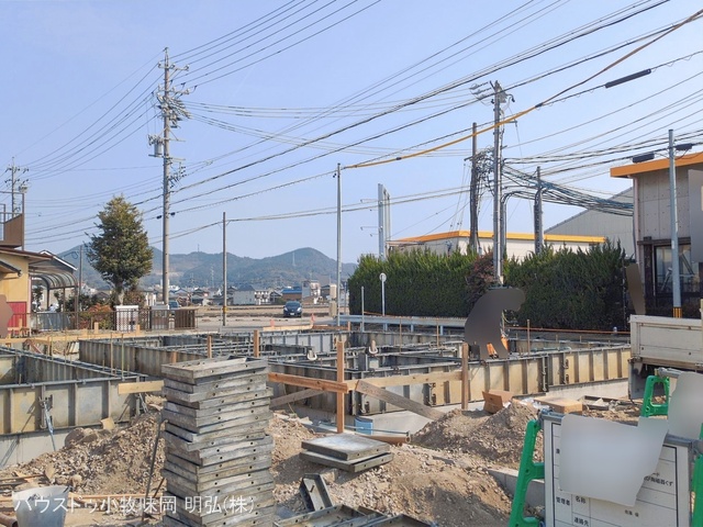 愛知県犬山市字舟田の新築戸建て基礎写真 2026年2月15日撮影