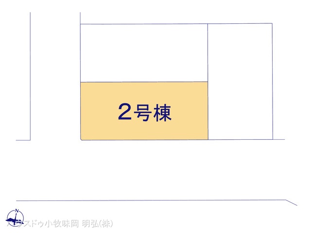 愛知県犬山市字舟田の新築戸建て全体区画図 ※図面と異なる場合は現況を優先