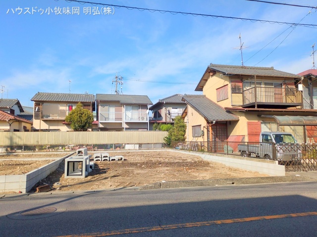 愛知県犬山市字舟田の新築戸建て更地・土地写真 2025年12月22日撮影
