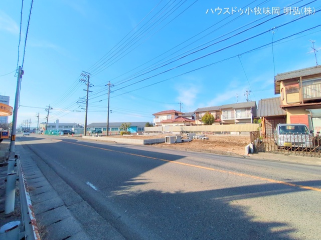 愛知県犬山市字舟田の新築戸建て更地・土地写真 2025年12月22日撮影