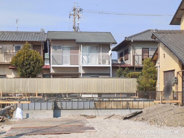 愛知県犬山市字舟田の新築戸建て基礎写真 2026年2月15日撮影