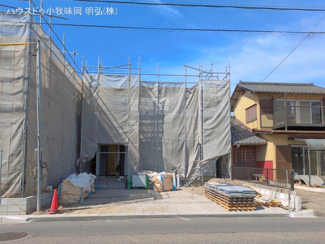 愛知県犬山市字舟田の新築戸建てシート写真 2026年3月23日撮影