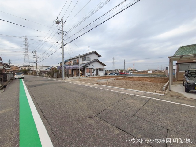 愛知県小牧市藤島1丁目の新築戸建て更地・土地写真 2026年1月12日撮影