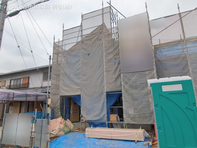 愛知県小牧市藤島1丁目の新築戸建て上棟写真 2026年2月26日撮影