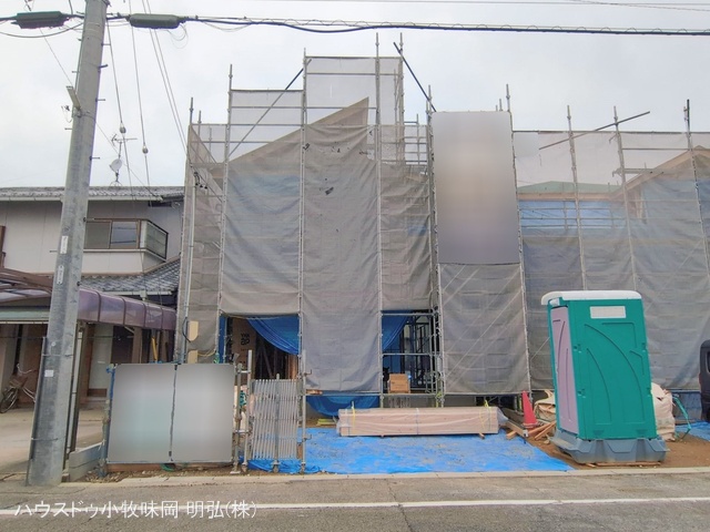 愛知県小牧市藤島1丁目の新築戸建て上棟写真 2026年2月26日撮影