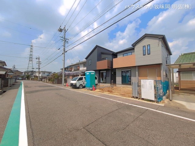 愛知県小牧市藤島１丁目の新築戸建て外構写真 2026年3月29日撮影