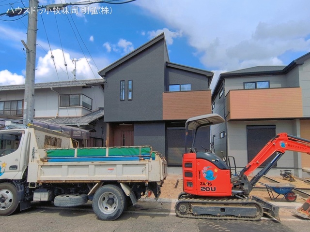 愛知県小牧市藤島１丁目の新築戸建て外構写真 2026年4月19日撮影