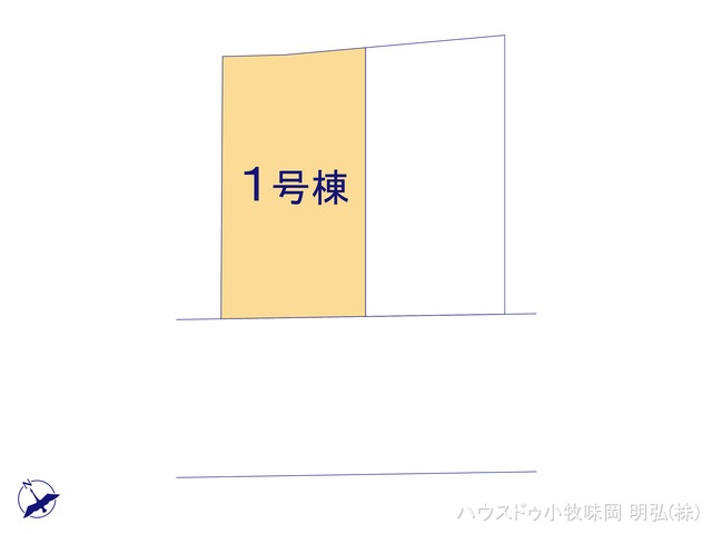 愛知県小牧市藤島1丁目の新築戸建て全体区画図 ※図面と異なる場合は現況を優先