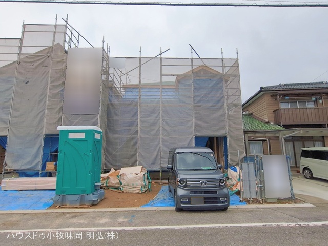 愛知県小牧市藤島１丁目の新築戸建て上棟写真 2026年2月26日撮影