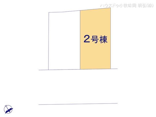愛知県小牧市藤島１丁目の新築戸建て全体区画図 ※図面と異なる場合は現況を優先