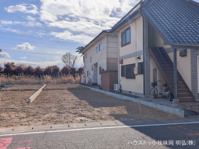 愛知県小牧市小牧2丁目の新築戸建て更地・土地写真 2026年1月21日撮影