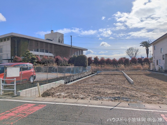 愛知県小牧市小牧2丁目の新築戸建て更地・土地写真 2026年1月21日撮影