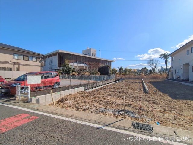 愛知県小牧市小牧2丁目の新築戸建て更地・土地写真 2026年2月8日撮影