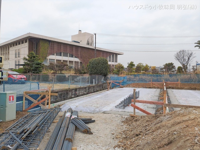 愛知県小牧市小牧２丁目の新築戸建て基礎写真 2026年2月26日撮影