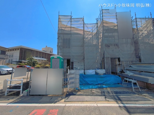 愛知県小牧市小牧2丁目の新築戸建てシート写真 2026年4月2日撮影