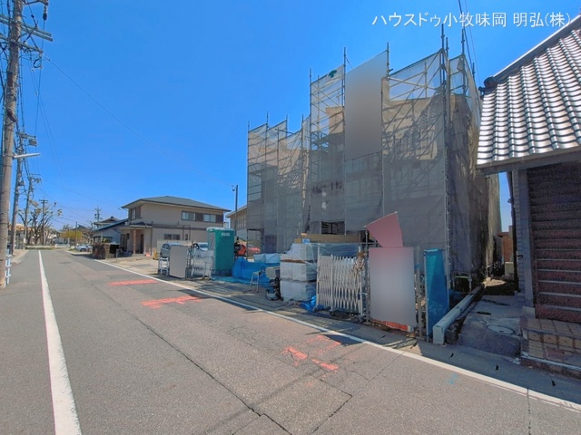 愛知県小牧市小牧2丁目の新築戸建てシート写真 2026年4月2日撮影