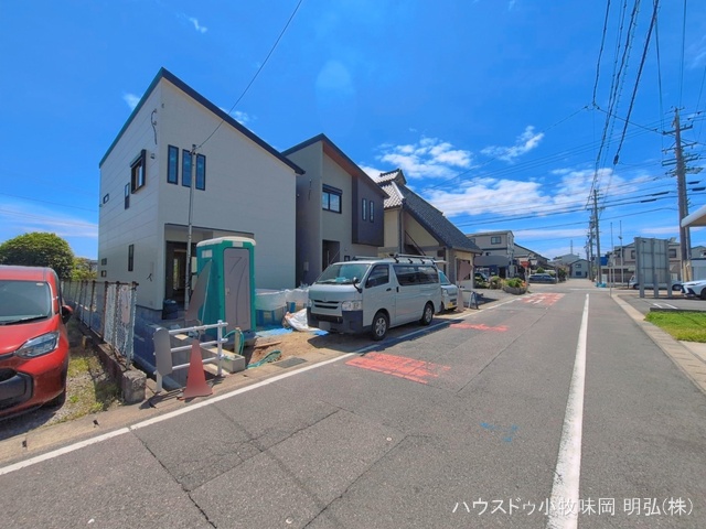 愛知県小牧市小牧2丁目の新築戸建て外構写真 2026年5月6日撮影