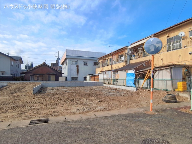 愛知県小牧市中央3丁目の新築戸建て更地・土地写真 2026年1月21日撮影
