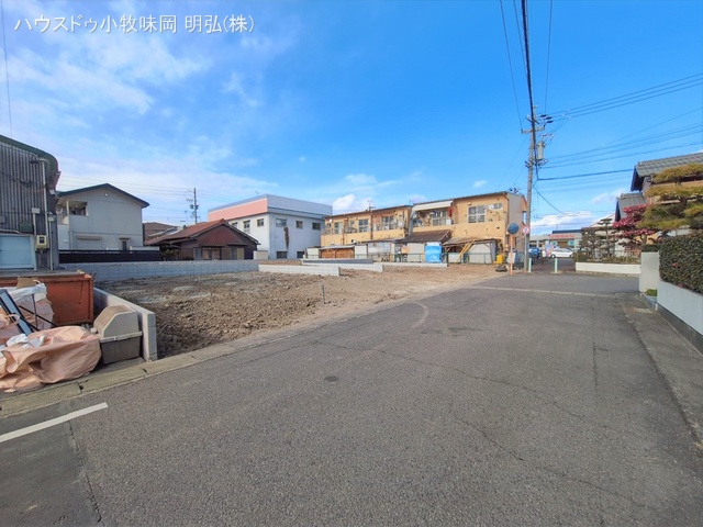 愛知県小牧市中央3丁目の新築戸建て更地・土地写真 2026年1月21日撮影