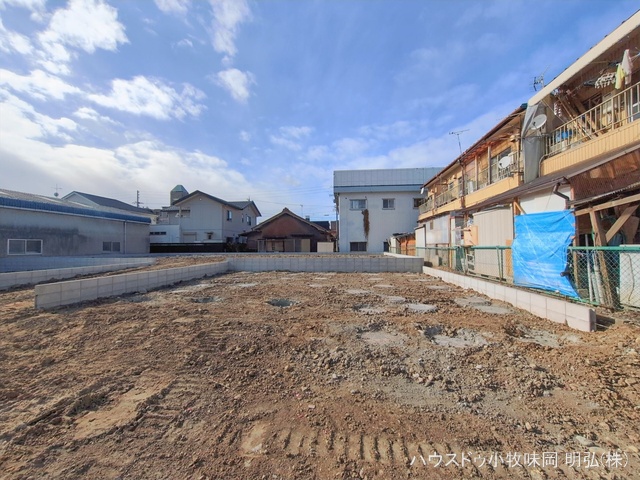 愛知県小牧市中央３丁目の新築戸建て更地・土地写真 2026年1月21日撮影