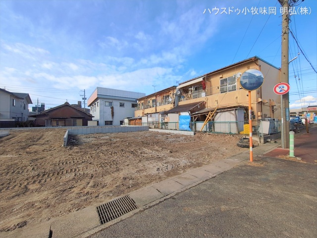 愛知県小牧市中央３丁目の新築戸建て更地・土地写真 2026年1月21日撮影