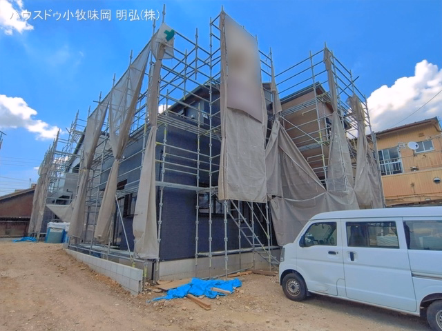 愛知県小牧市中央３丁目の新築戸建て外構写真 2026年6月11日撮影