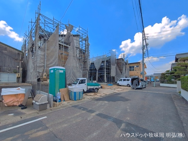 愛知県小牧市中央３丁目の新築戸建て外構写真 2026年6月11日撮影