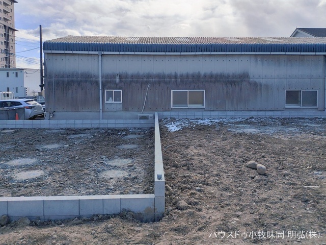 愛知県小牧市中央３丁目の新築戸建て更地・土地写真 2026年1月21日撮影