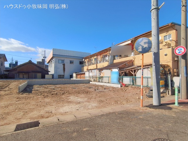 愛知県小牧市中央３丁目の新築戸建て更地・土地写真 2026年2月8日撮影