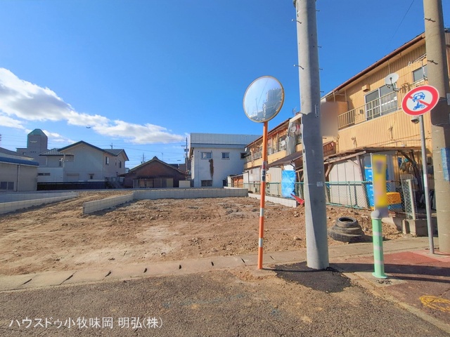 愛知県小牧市中央３丁目の新築戸建て更地・土地写真 2026年2月8日撮影