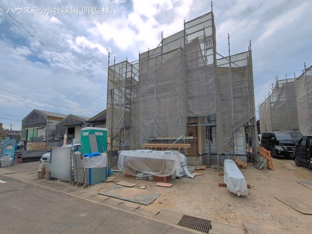 愛知県小牧市中央３丁目の新築戸建てシート写真 2026年5月19日撮影