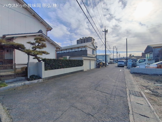 愛知県小牧市中央３丁目の新築戸建て更地・土地写真 2026年1月21日撮影