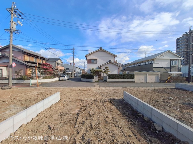 愛知県小牧市中央３丁目の新築戸建て更地・土地写真 2026年1月21日撮影