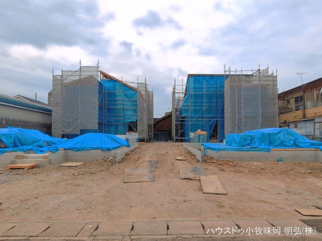 愛知県小牧市中央３丁目の新築戸建て上棟写真 2026年4月21日撮影