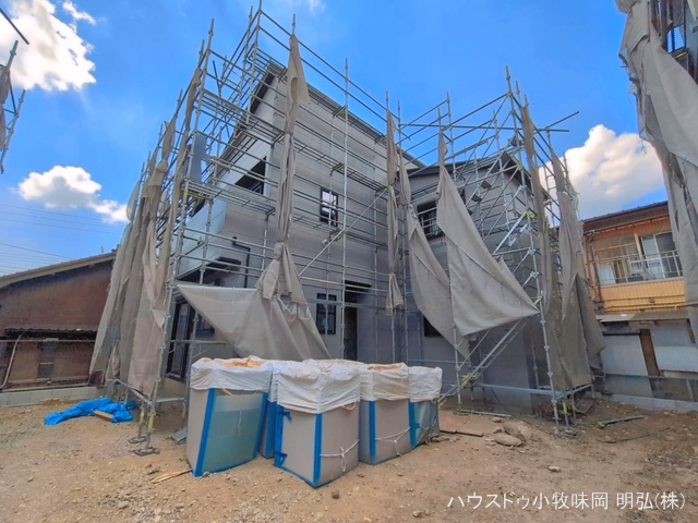 愛知県小牧市中央３丁目の新築戸建て外構写真 2026年6月11日撮影