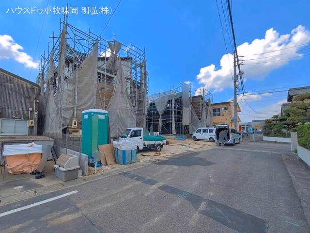 愛知県小牧市中央３丁目の新築戸建て外構写真 2026年6月11日撮影