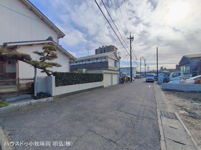 愛知県小牧市中央3丁目の新築戸建て更地・土地写真 2026年1月21日撮影