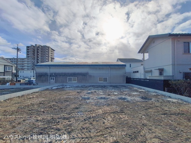 愛知県小牧市中央3丁目の新築戸建て更地・土地写真 2026年1月21日撮影